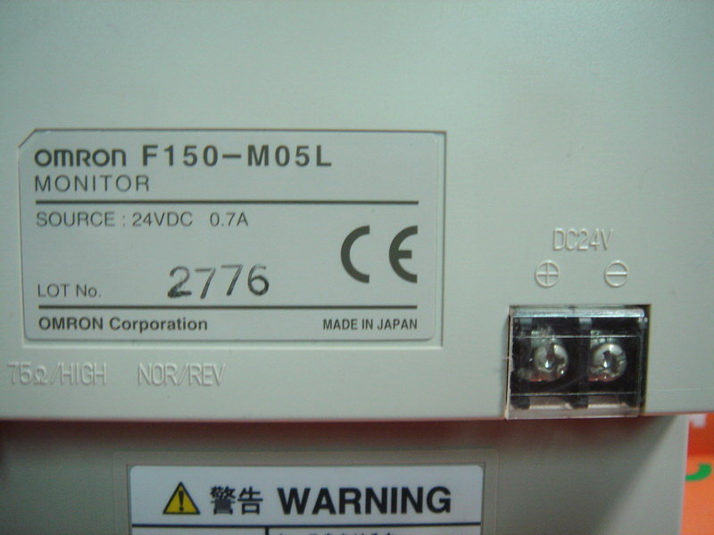 OMRON F150-M05L MONITOR - 裕益科技自動化設備可程式編碼器PLC分散式